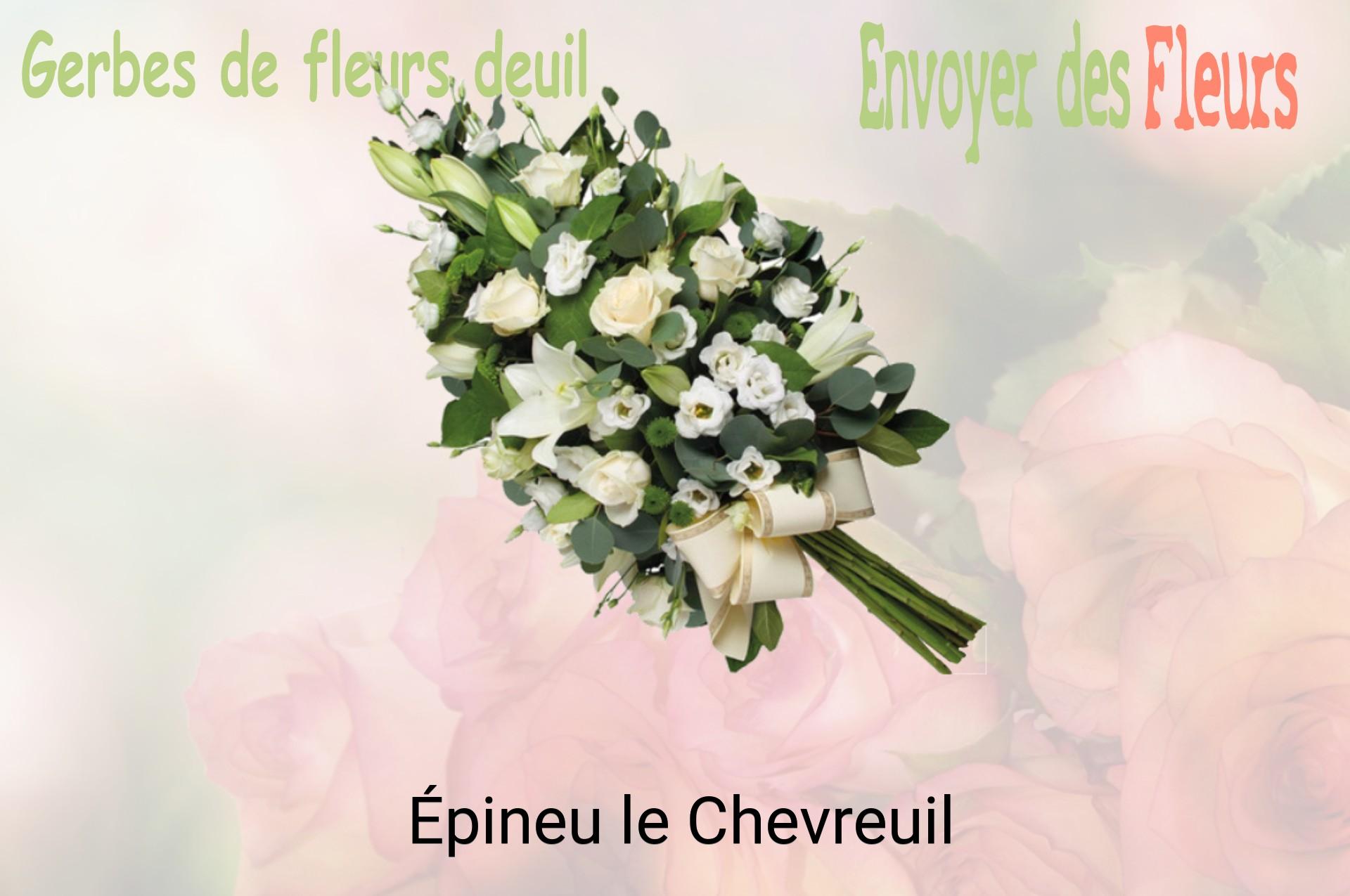 Gerbe de fleurs de deuil livrée à Épineu-le-Chevreuil